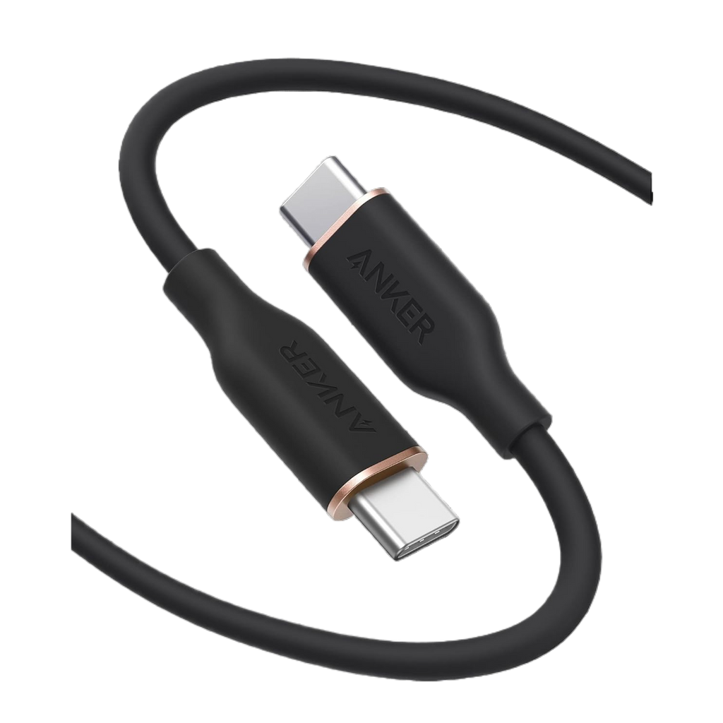 Anker 643 USB-C to USB-C Cable 100W Silicone Tangle-Free Flow Series
